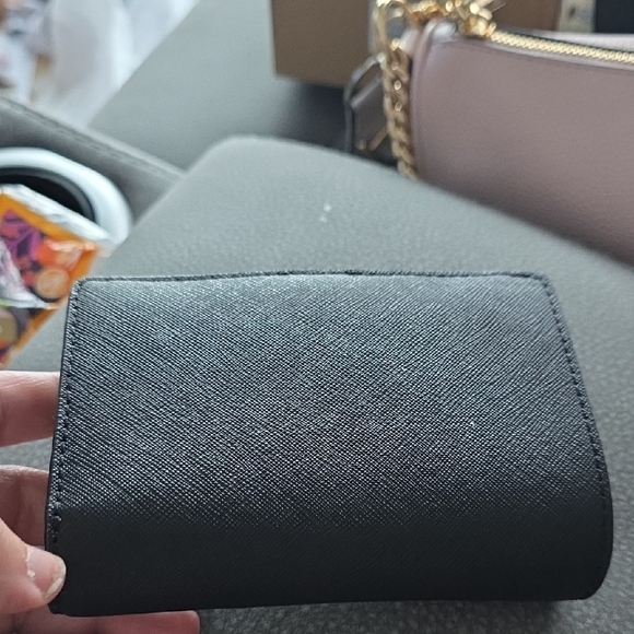 Michael Kors Black Leather Wallet - Picture 2 of 8
